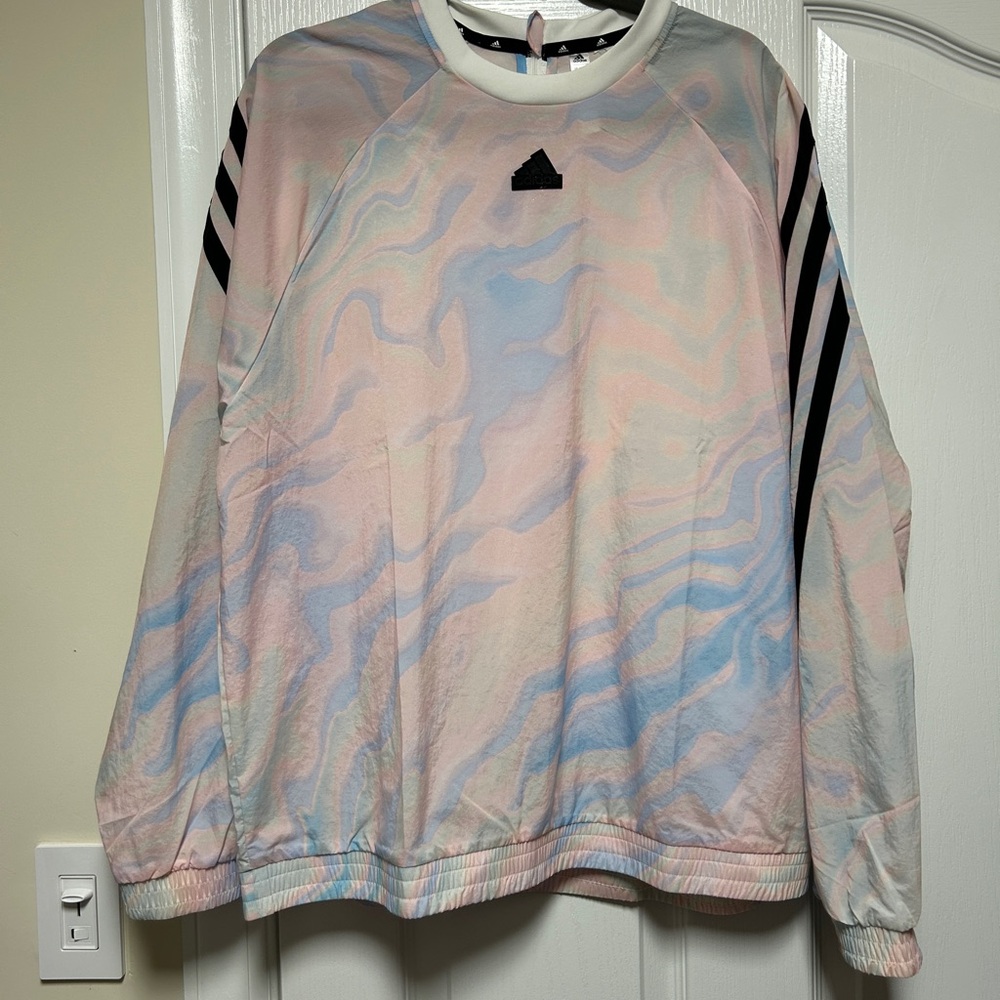 Adidas Pastel Tie-Dye Sport Top